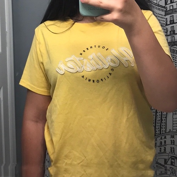 Hollister Tops - Yellow HOLLISTER T-Shirt